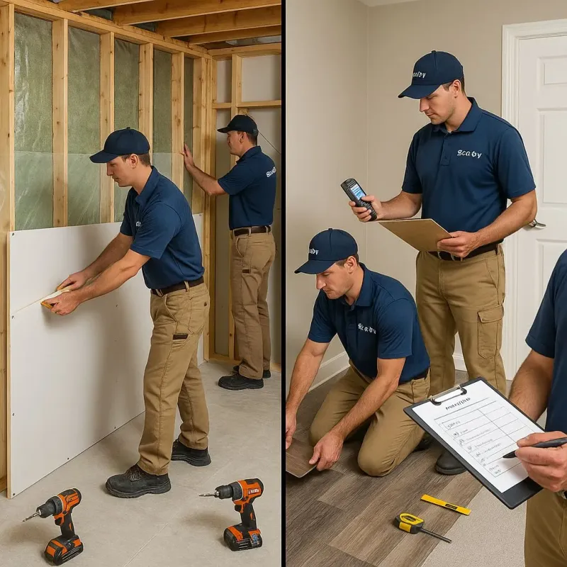 Repairs and Reconstruction process in Freeland, PA