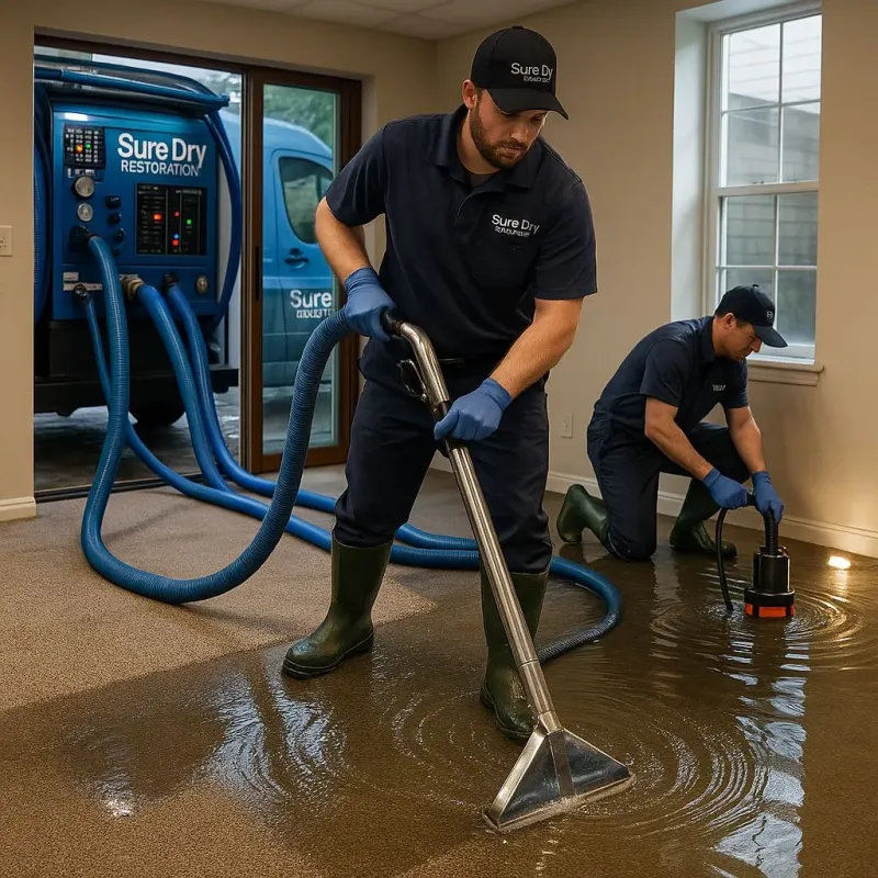 Water Extraction and Removal process in Freeland, PA